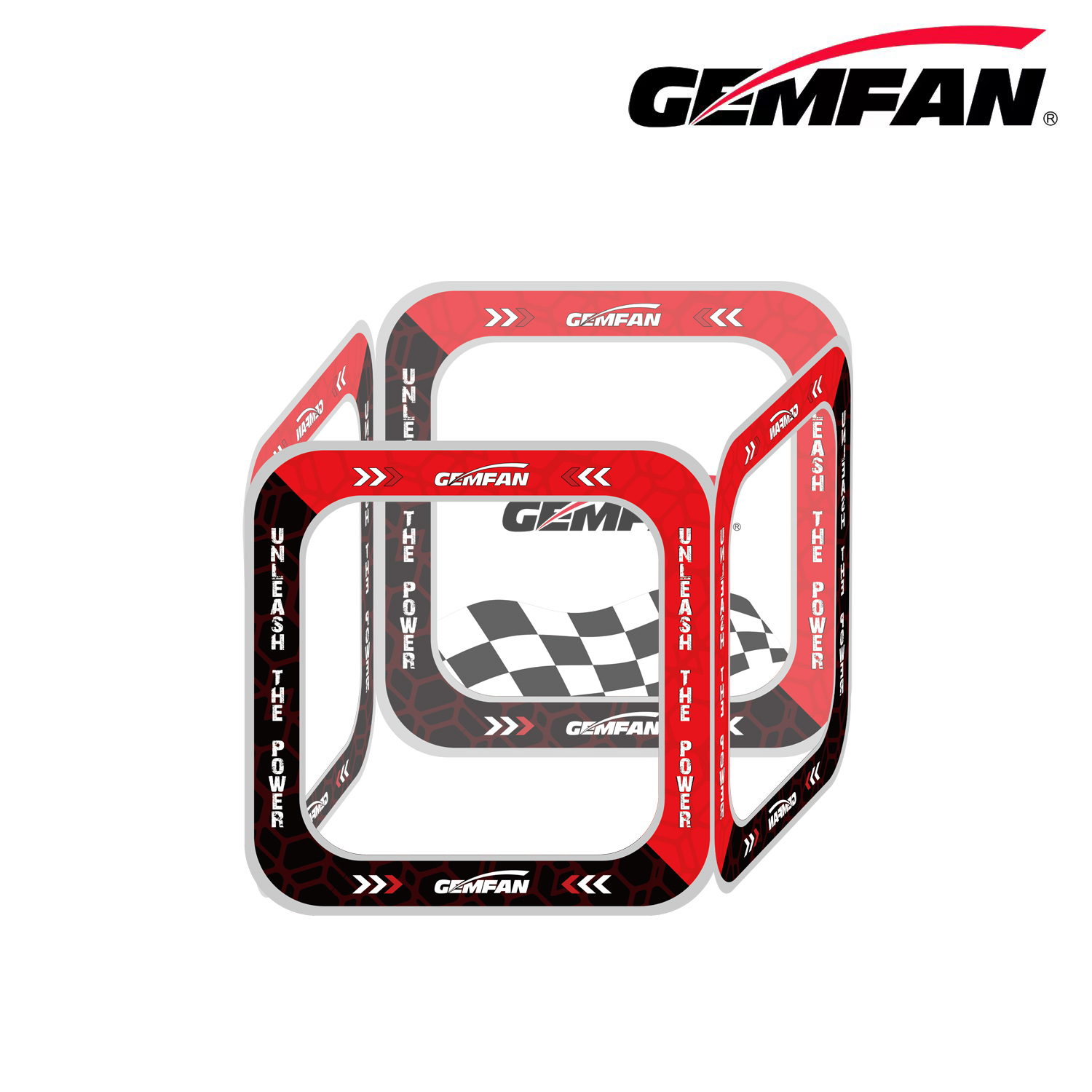Drone Racing Gate - Gemfan AC-SM-6 FPV Racing Drone Светоотражающие
